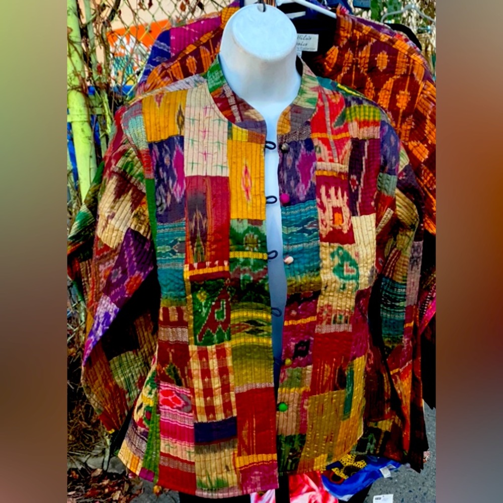 Kultural Adornments Handmade Silk Patchwork Reversible Jackets